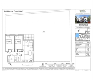 t3 à la vente -   44160  PONTCHATEAU, surface 61 m2 vente t3 - UBI472060820